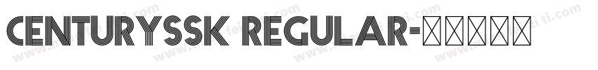 CenturySSK Regular字体转换